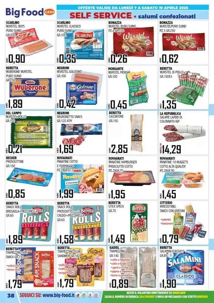 Buona Pasqua da 7 aprile a 19 aprile di 2025 - Pagina del volantino 38