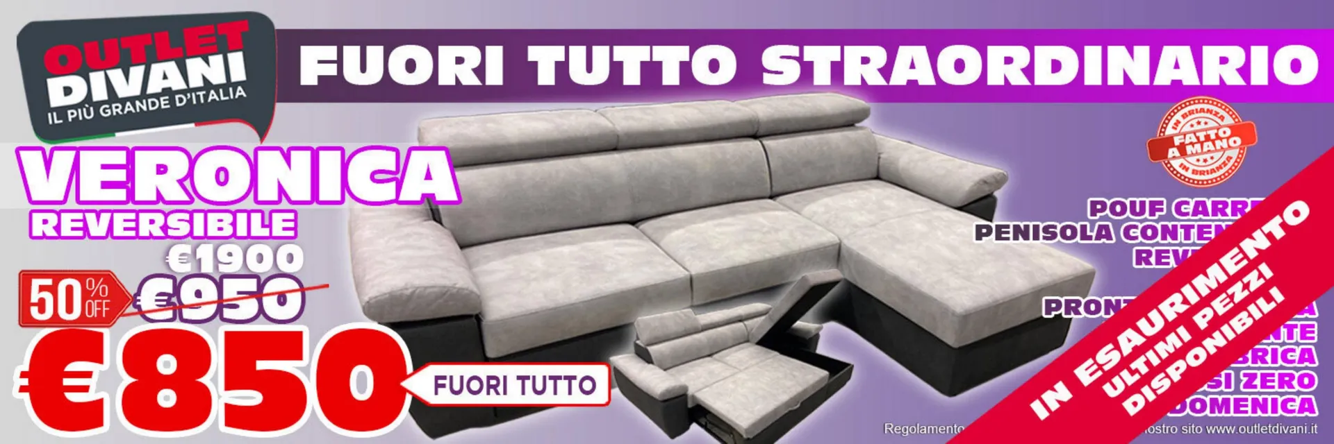 Volantino Outlet Divani - 1