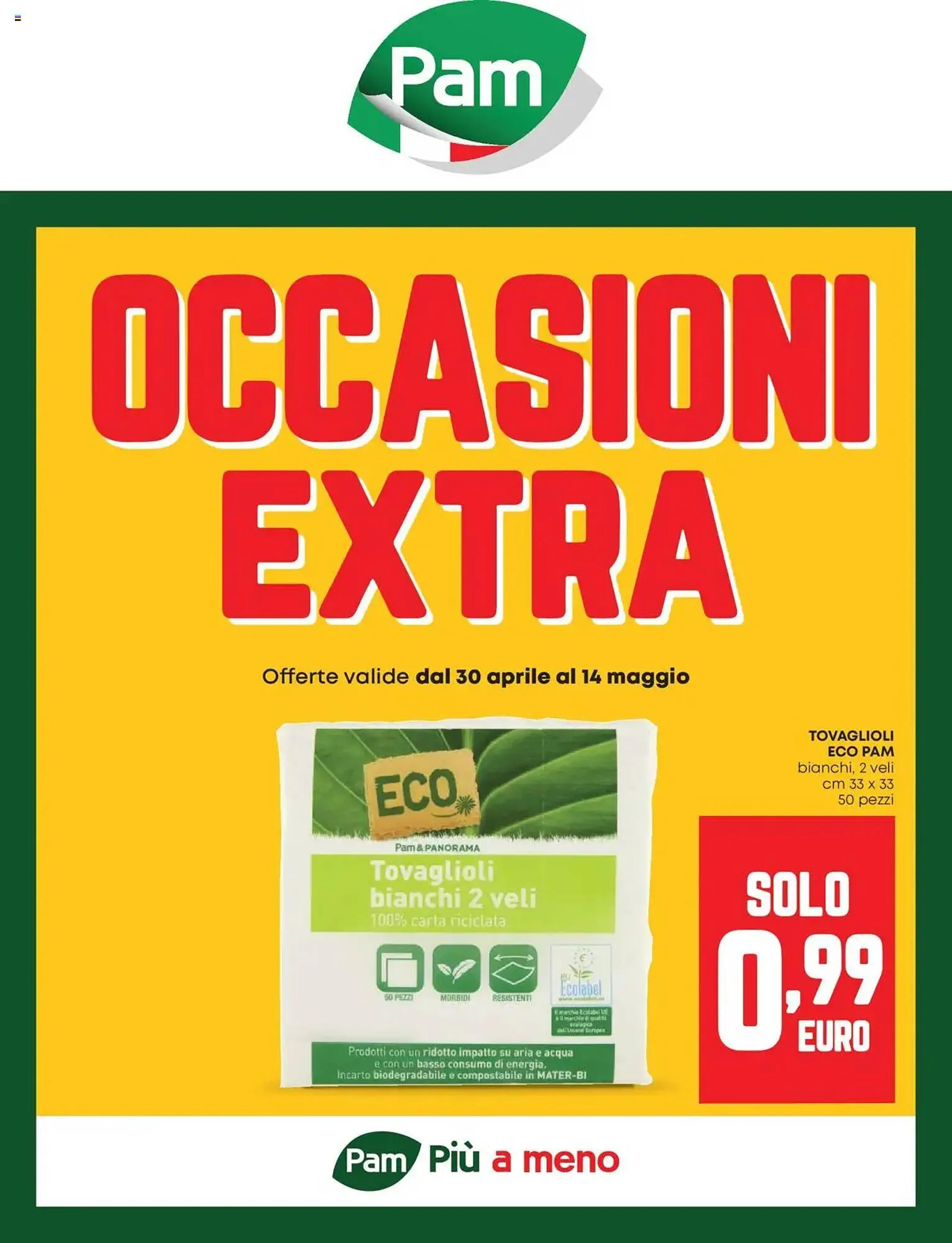 Volantino Pam da 30 aprile a 14 maggio di 2025 - Pagina del volantino 1