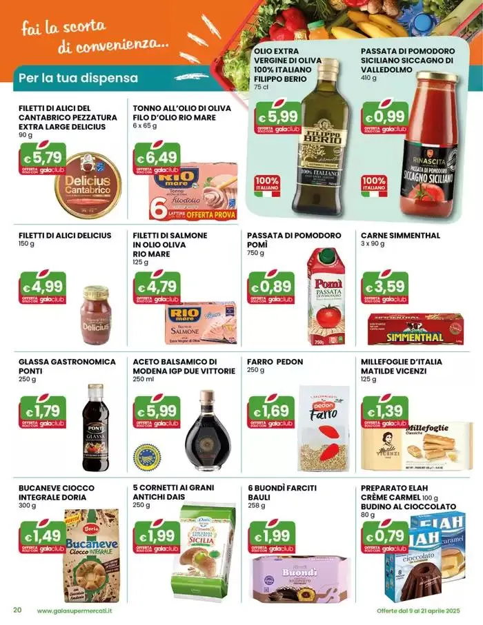 Buona Pasqua da 9 aprile a 21 aprile di 2025 - Pagina del volantino 20