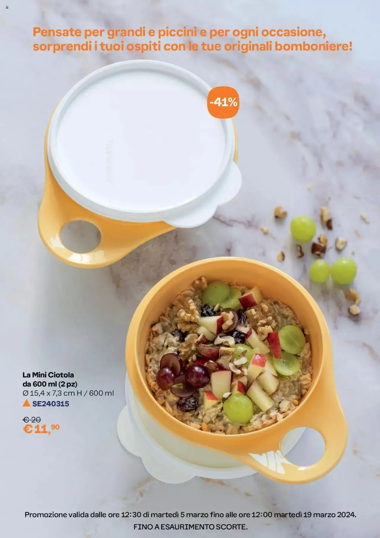 Volantino Tupperware - Speciale bomboniere da 5 marzo a 19 marzo di 2024 - Pagina del volantino 2