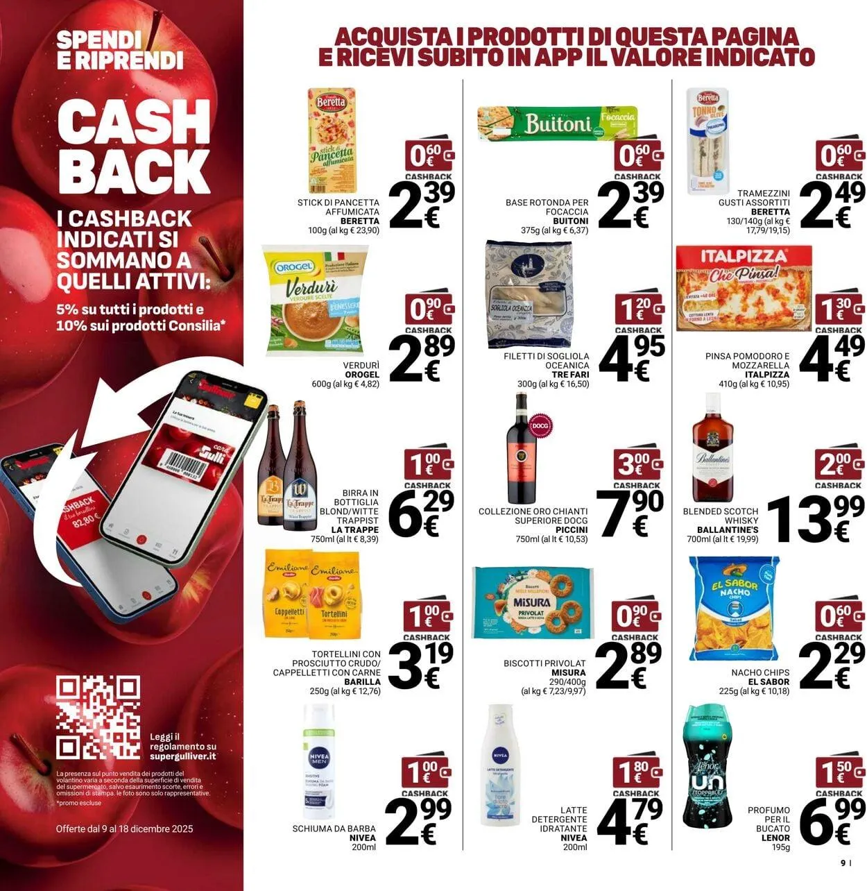 Gulliver Volantino attuale da 9 dicembre a 18 dicembre di 2025 - Pagina del volantino 9