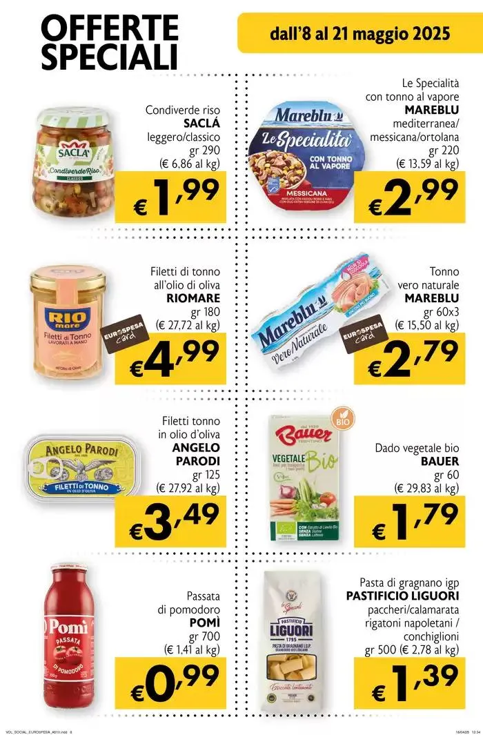 Offerte Speciali da 8 maggio a 21 maggio di 2025 - Pagina del volantino 8