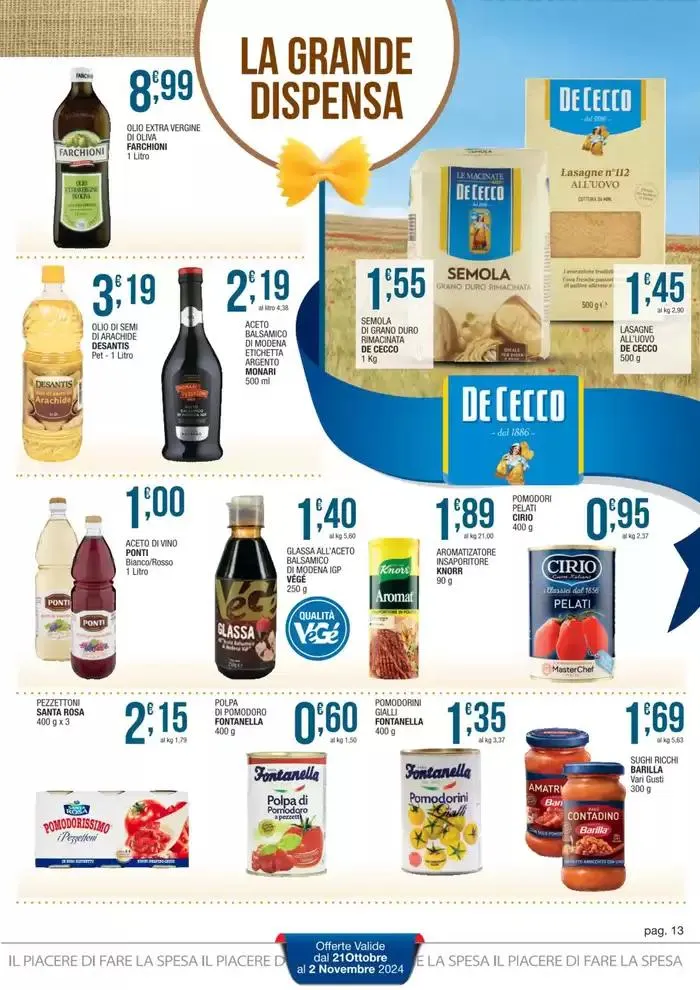 Tante offerte senza scherzi da 21 ottobre a 2 novembre di 2024 - Pagina del volantino 13
