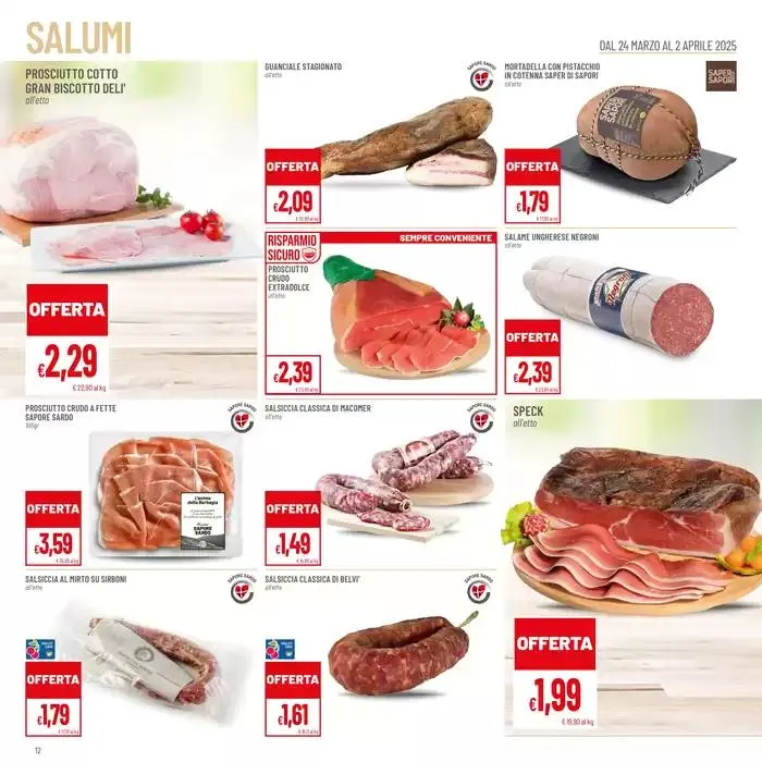 Grandi marche fino al 50% da 25 marzo a 2 aprile di 2025 - Pagina del volantino 12