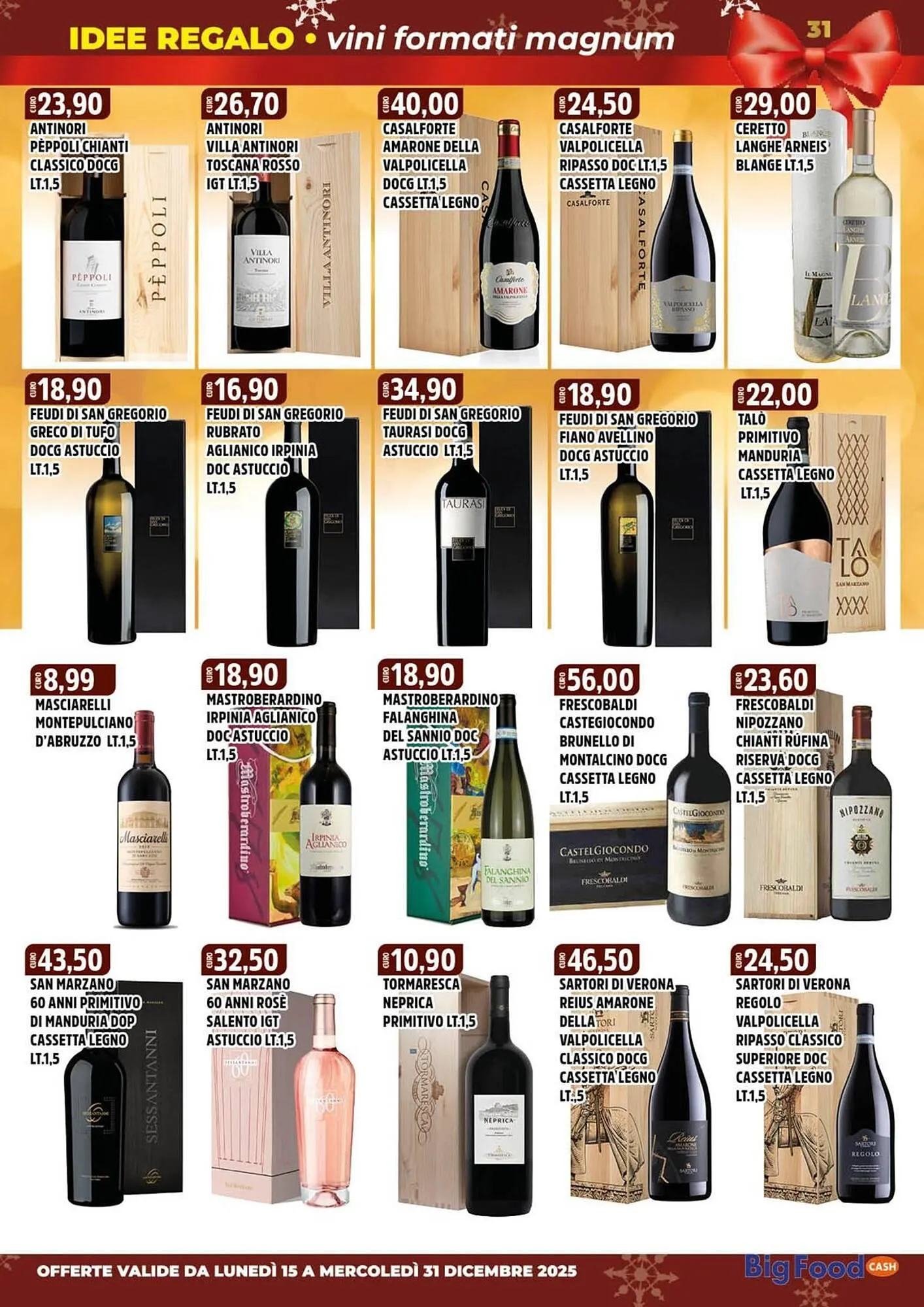 Volantino Big Food da 15 dicembre a 31 dicembre di 2025 - Pagina del volantino 31