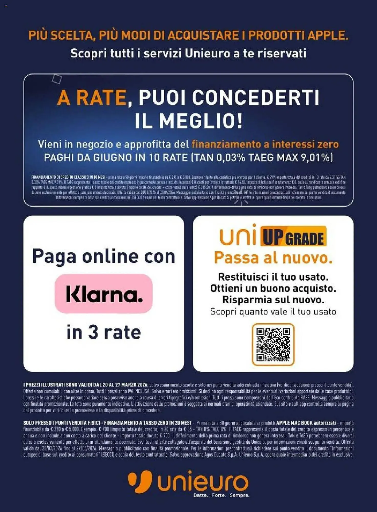Volantino Unieuro da 20 marzo a 27 marzo di 2026 - Pagina del volantino 19