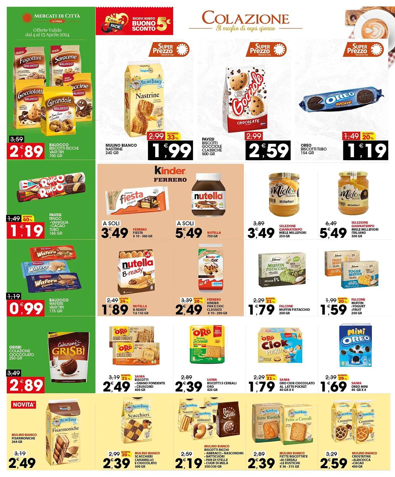 Volantino Mercati di Città La Prima da 4 aprile a 13 aprile di 2024 - Pagina del volantino 20