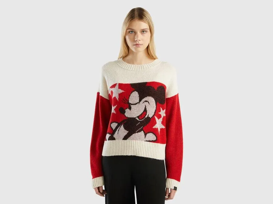 Maglia color block Minnie