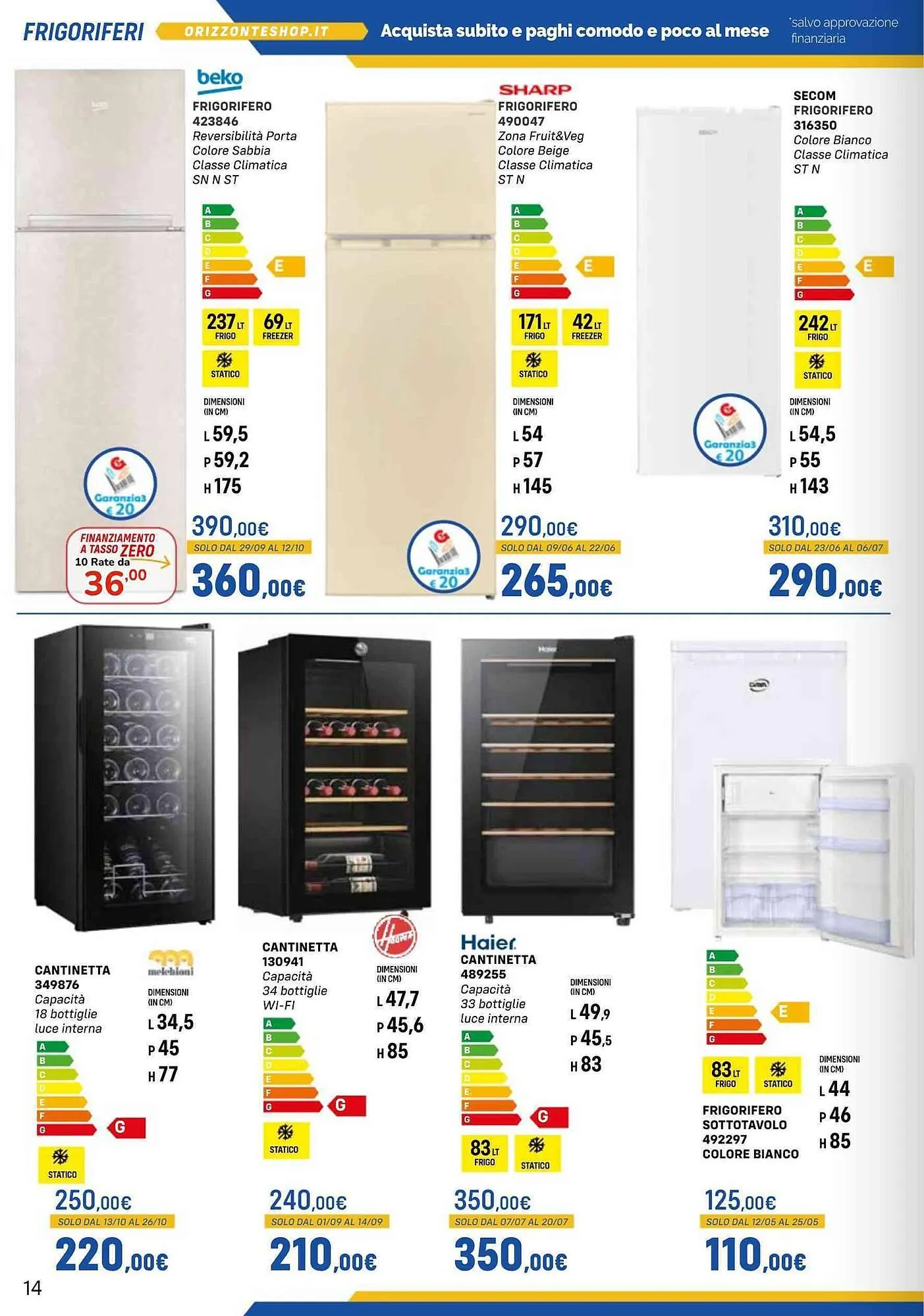 Volantino Orizzonte da 20 maggio a 31 ottobre di 2025 - Pagina del volantino 14