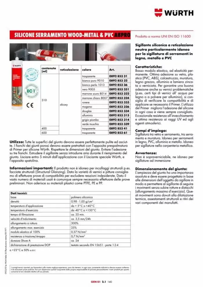 Catalogo generale da 29 aprile a 31 dicembre di 2025 - Pagina del volantino 85