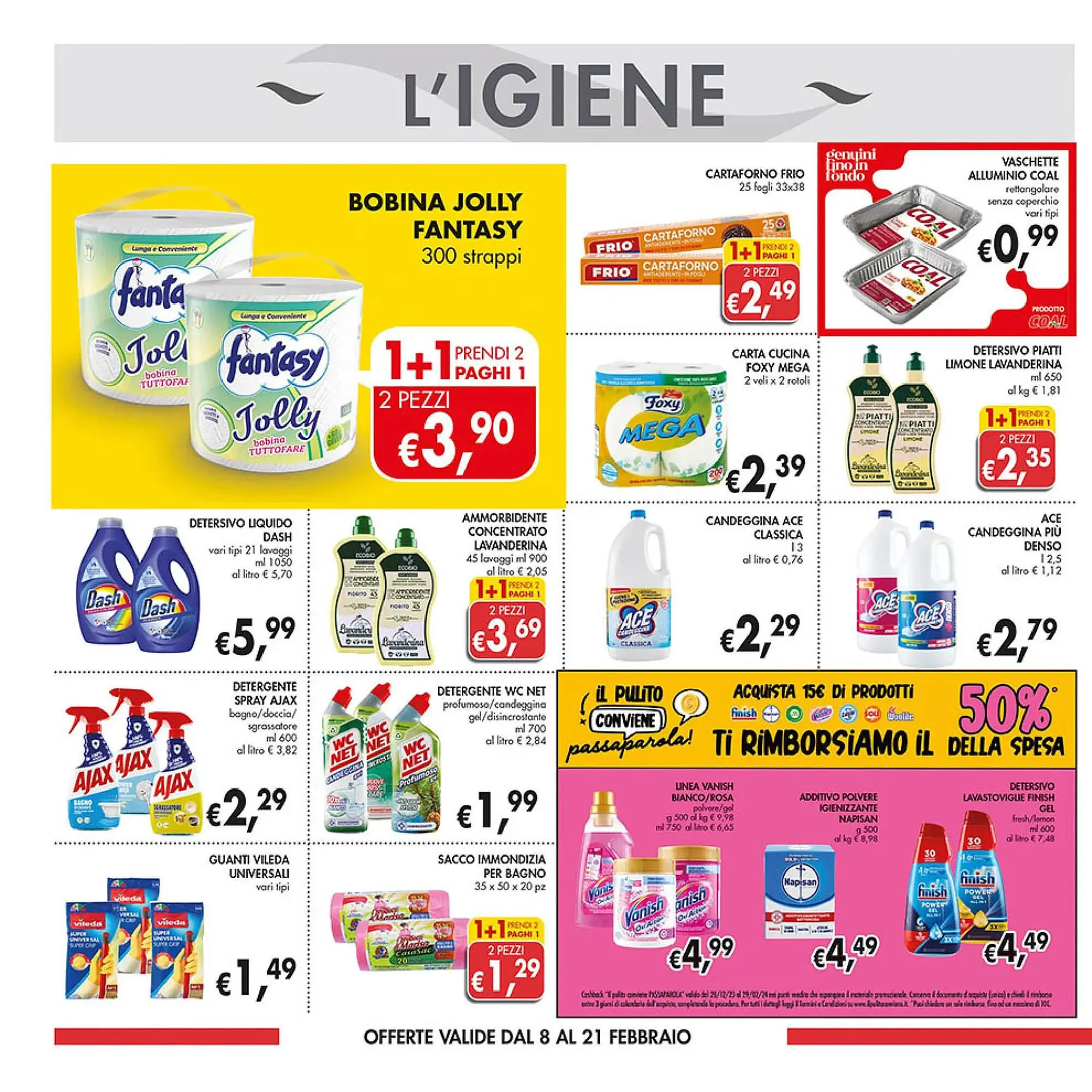 Volantino Coal il market da 8 febbraio a 21 febbraio di 2024 - Pagina del volantino 18