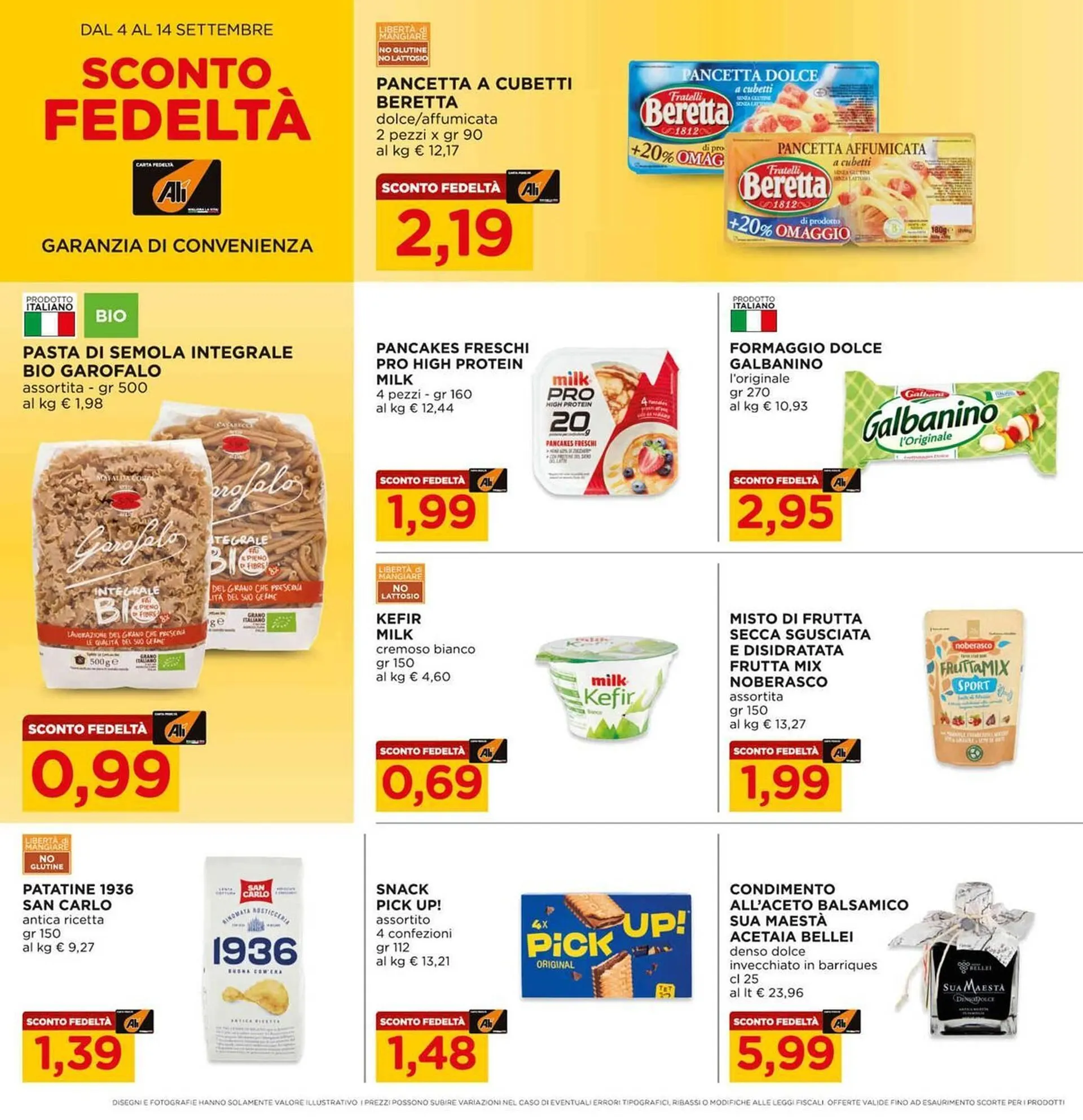 Volantino Alì Supermercati da 4 settembre a 14 settembre di 2025 - Pagina del volantino 12