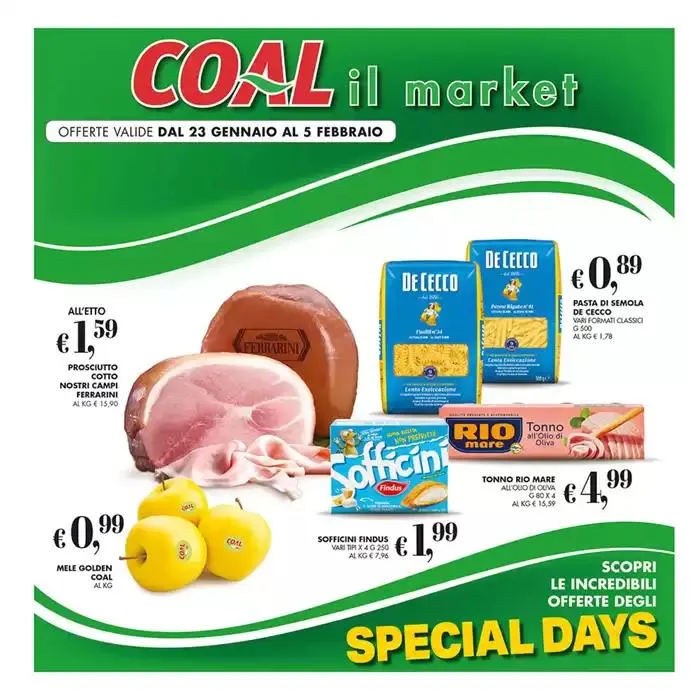 Coal il market! da 23 gennaio a 5 febbraio di 2025 - Pagina del volantino 1