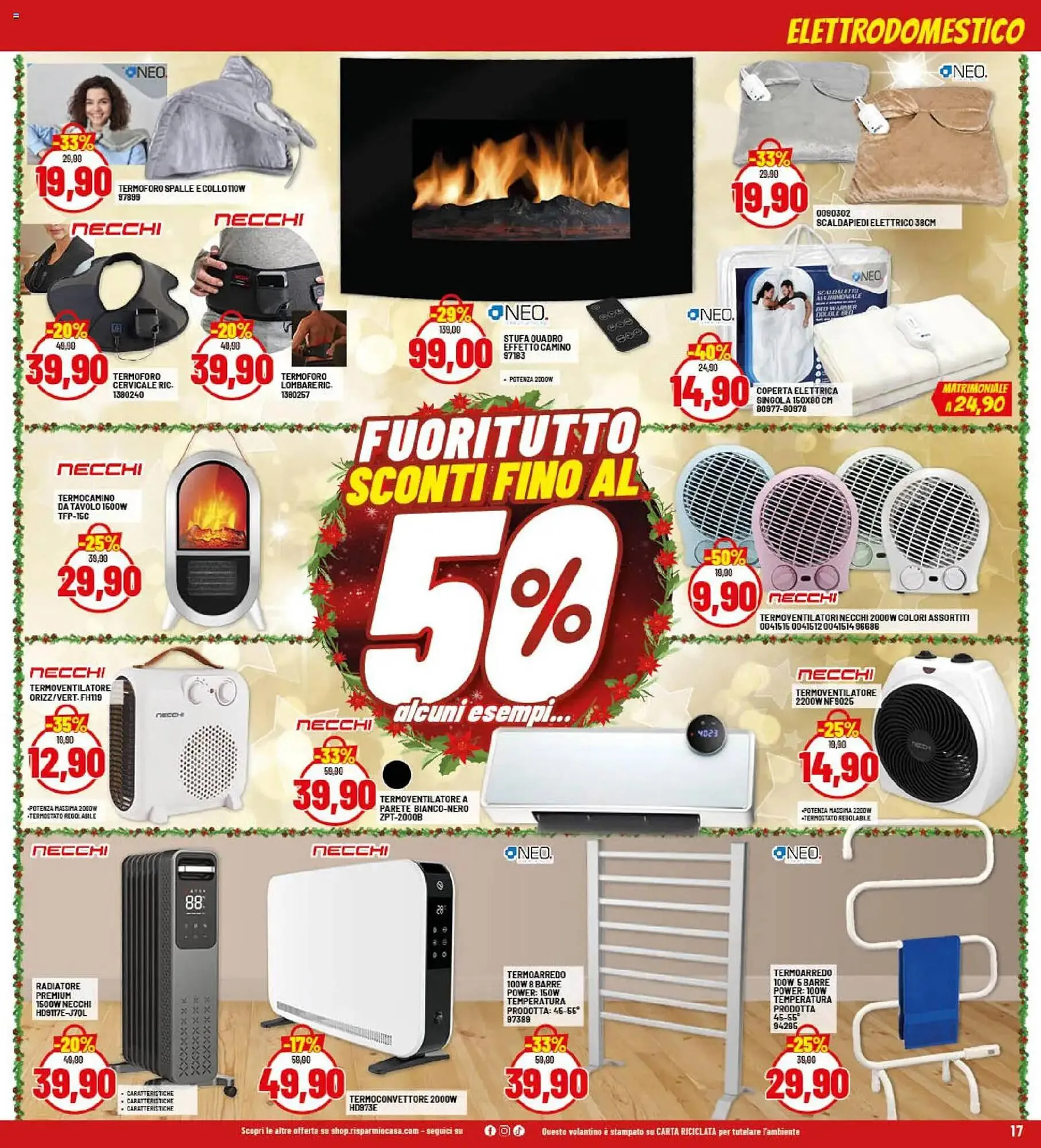 Volantino Risparmio Casa da 22 dicembre a 4 gennaio di 2026 - Pagina del volantino 17