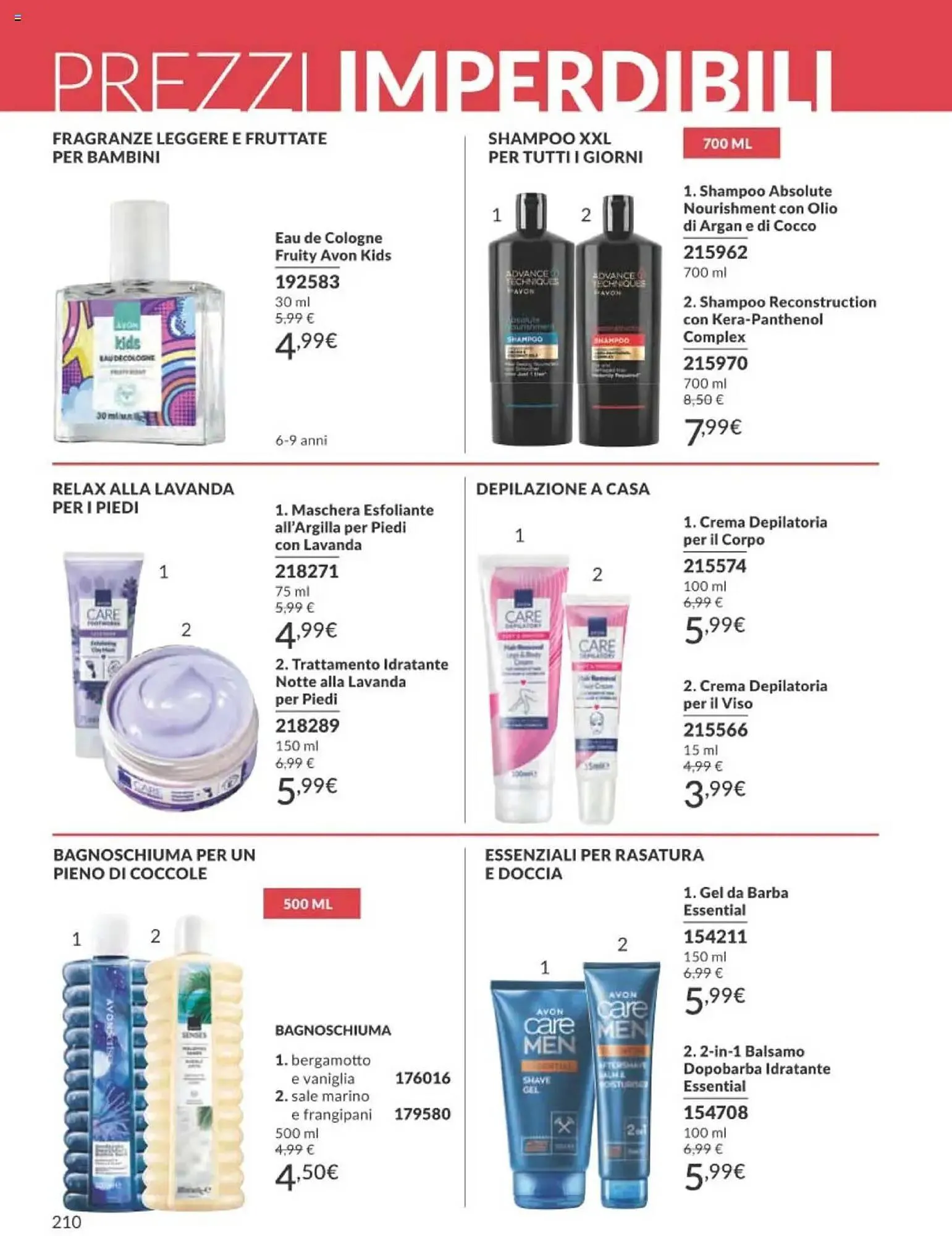 Catalogo Avon da 1 ottobre a 31 ottobre di 2025 - Pagina del volantino 210