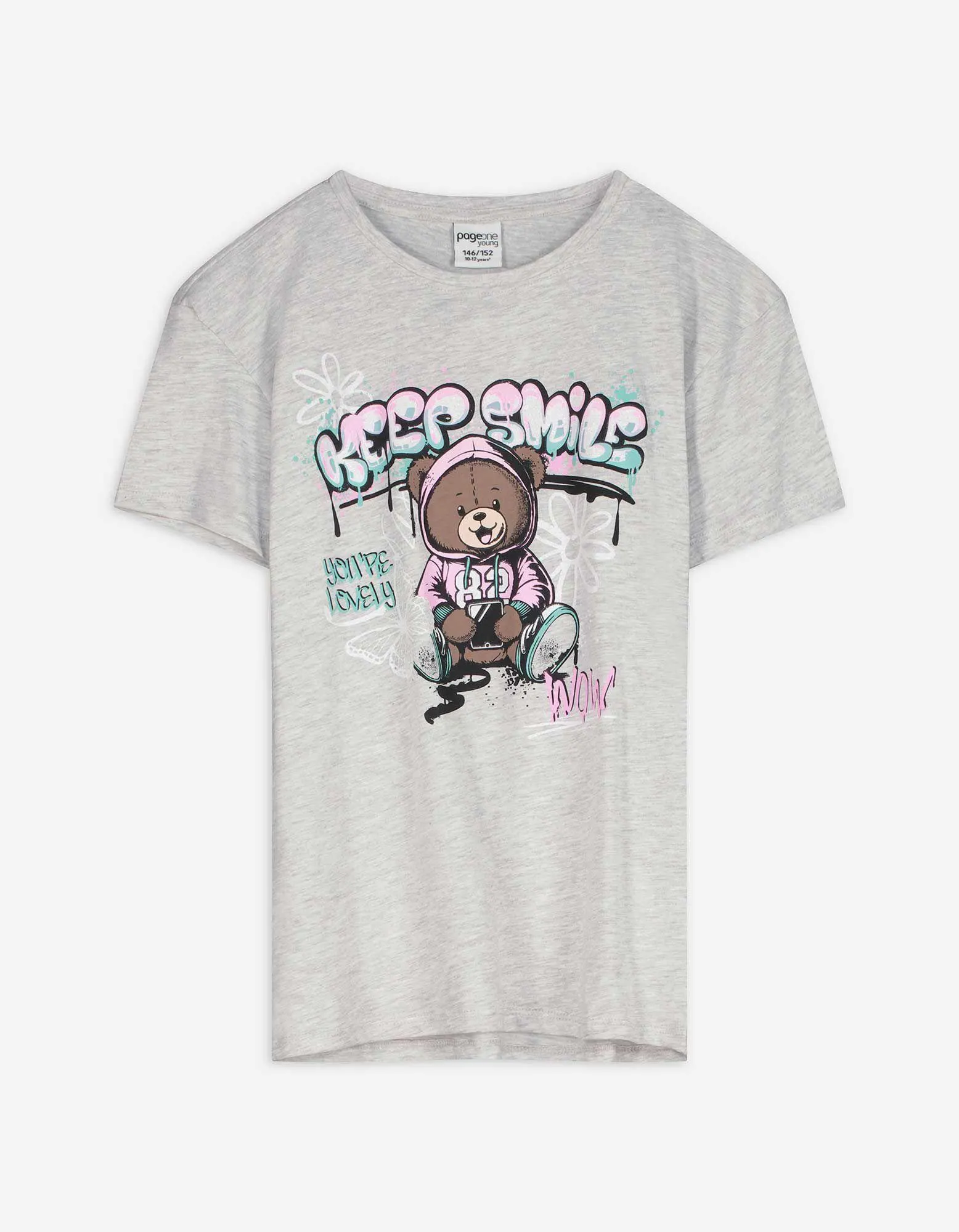 T-shirt - Stampa - grigio chiaro