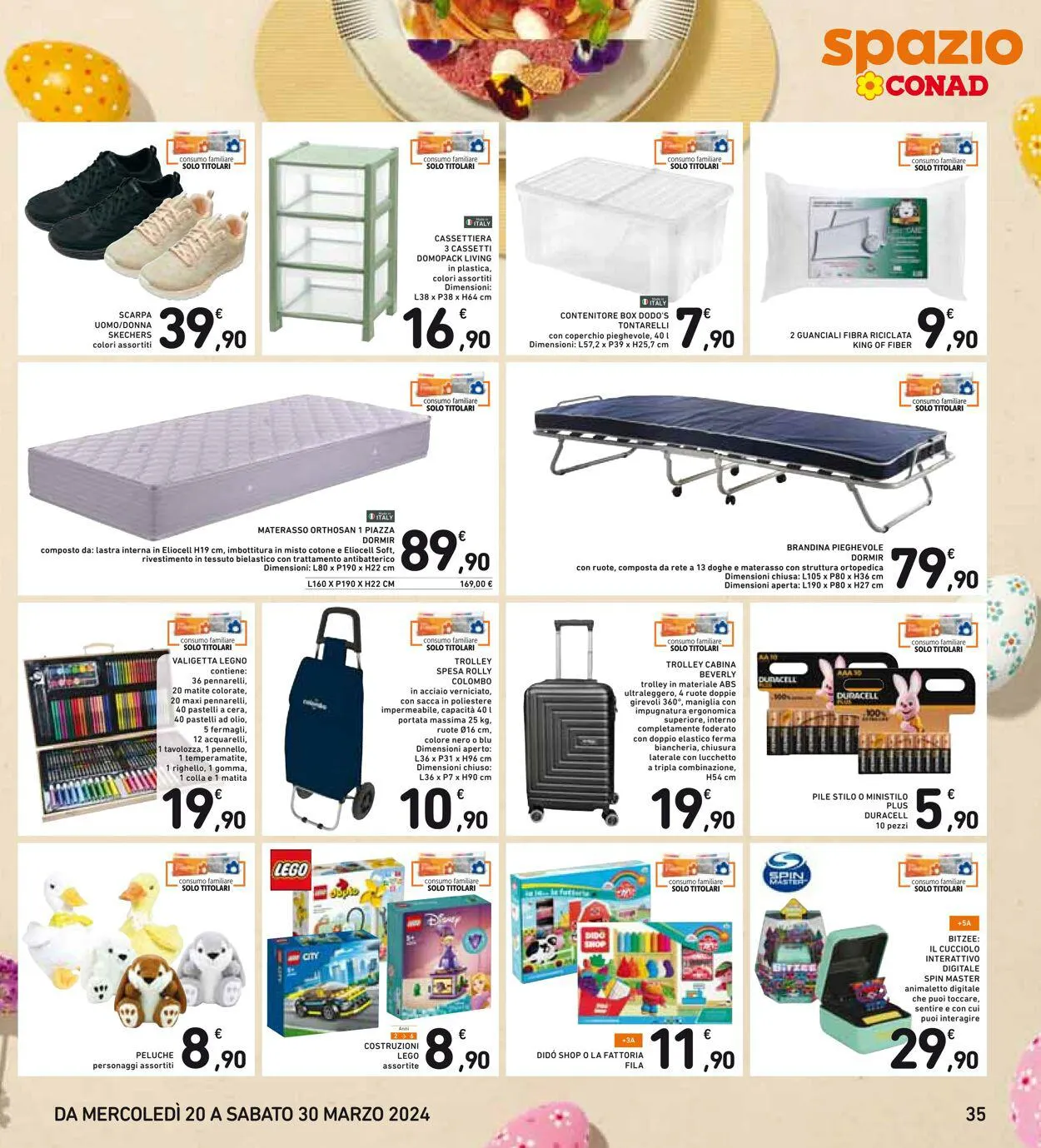 Conad - Spazio - Napoli Volantino attuale da 20 marzo a 30 marzo di 2024 - Pagina del volantino 35