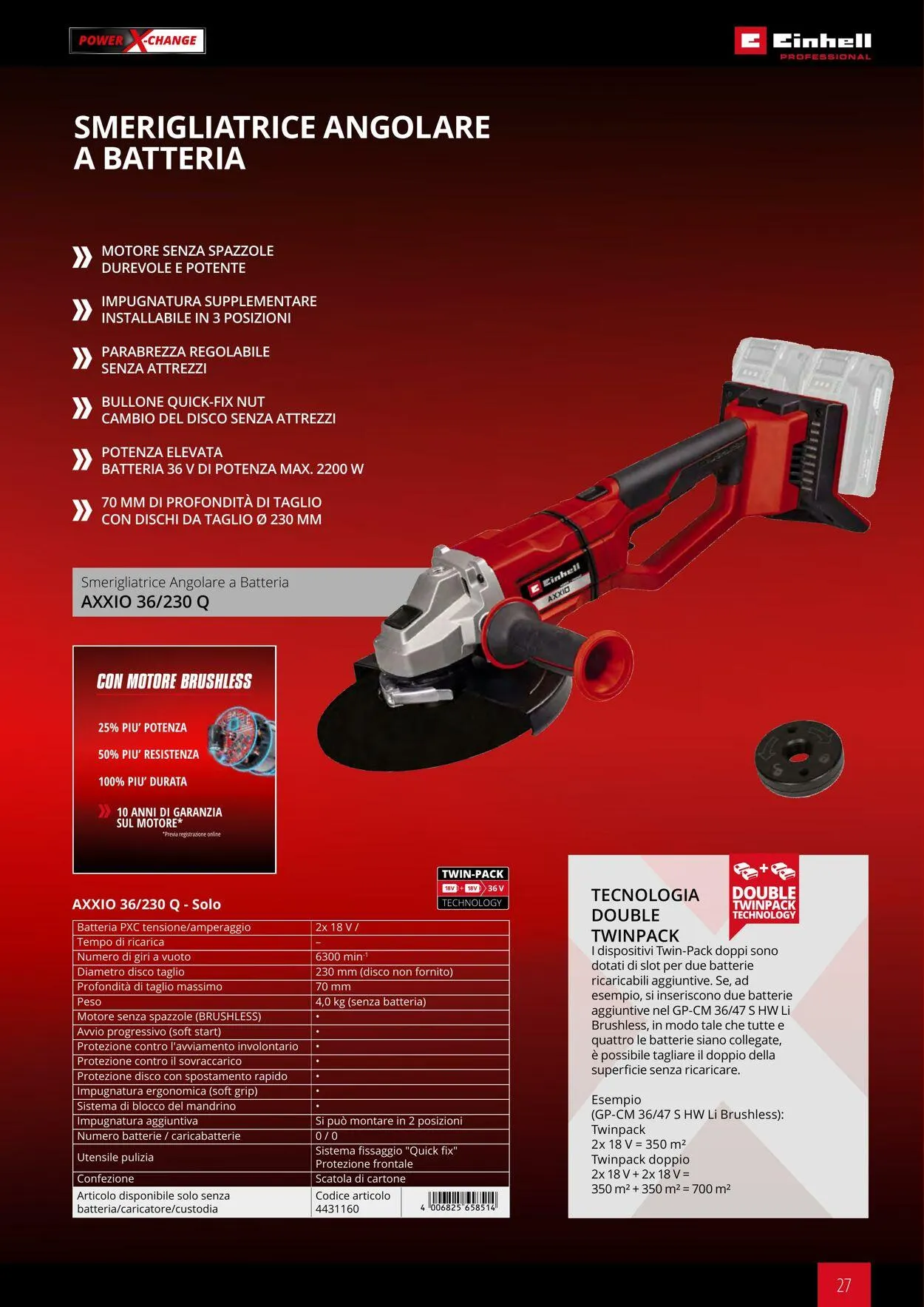 Einhell da 17 giugno a 17 dicembre di 2025 - Pagina del volantino 27