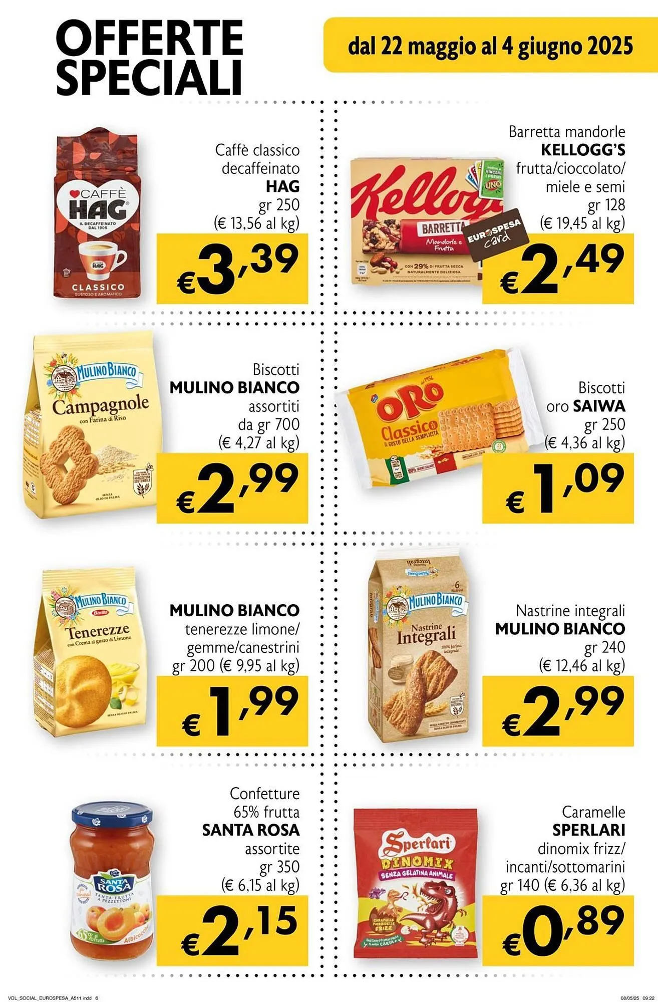 Volantino Eurospesa da 22 maggio a 4 giugno di 2025 - Pagina del volantino 6