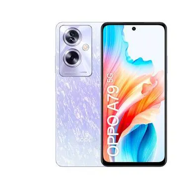OPPO A79 5G Smartphone, AI Doppia fotocamera 50+2MP, Selfie 8MP, Display 6.72” 90HZ LCD FHD+, 5000mAh, RAM 8(Esp4GB/6GB/8GB)+ROM 256GB (esp1TB), IPX4, [Versione Italia], Dazzling Purple