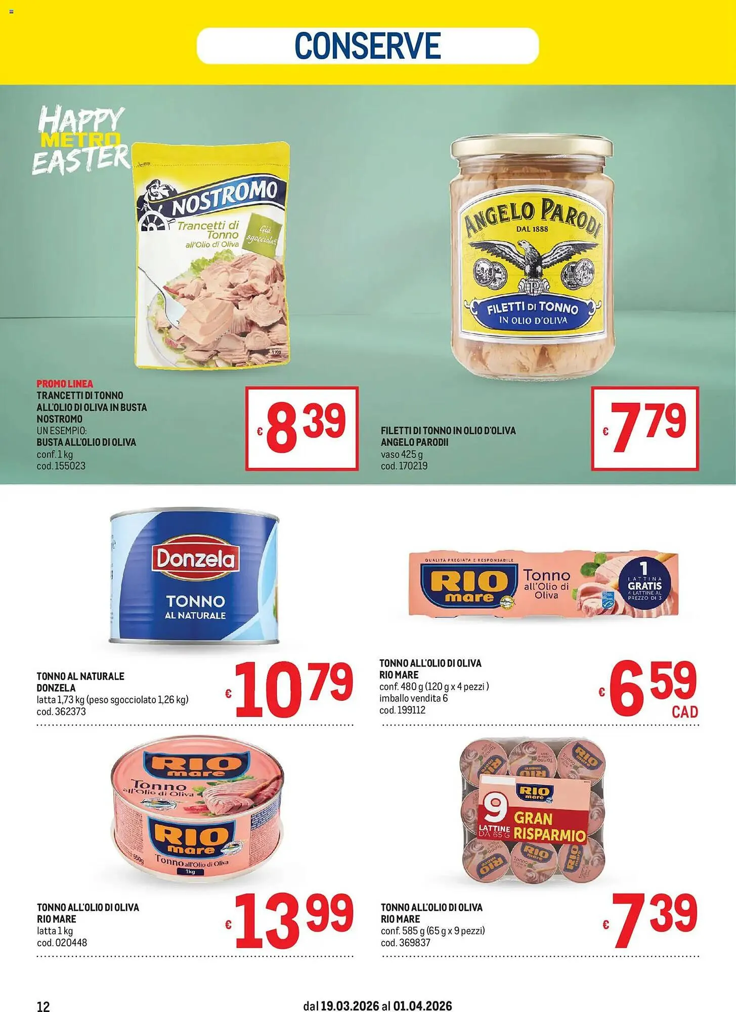 Volantino Metro da 19 marzo a 1 aprile di 2026 - Pagina del volantino 12