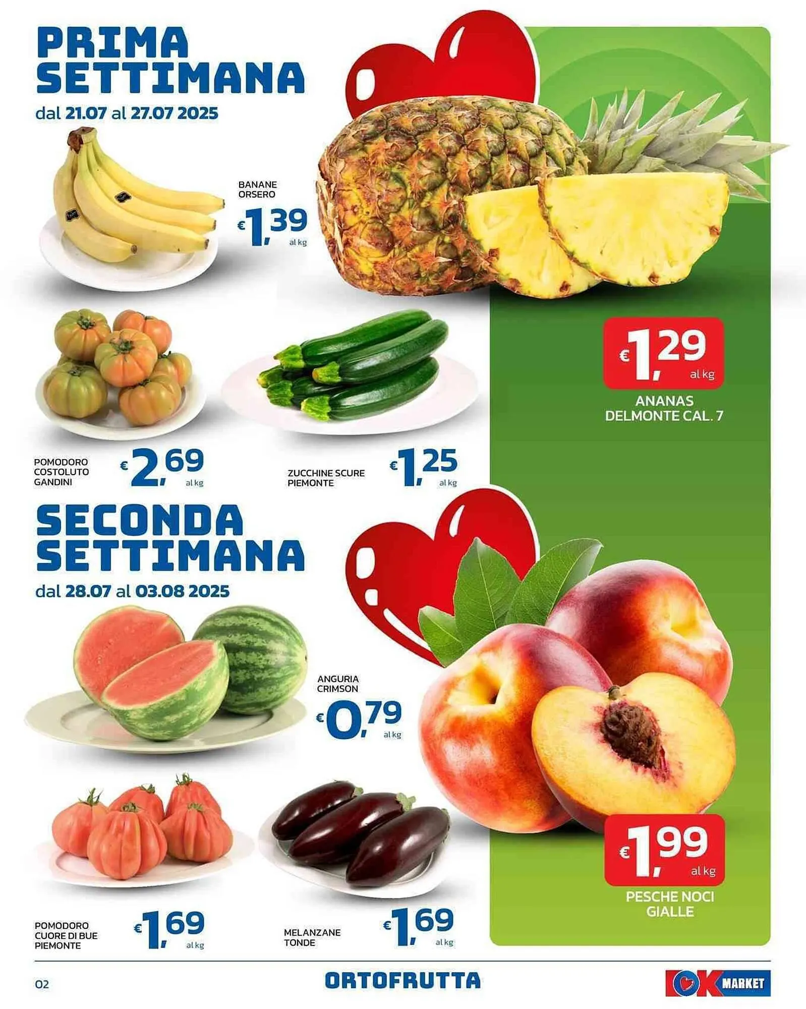 Volantino Ok Market da 21 luglio a 3 agosto di 2025 - Pagina del volantino 2