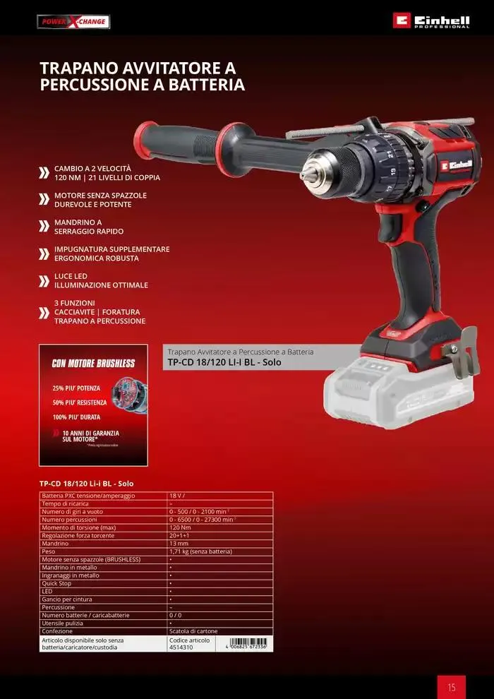 Elettroutensili 2025 da 11 febbraio a 31 dicembre di 2025 - Pagina del volantino 15