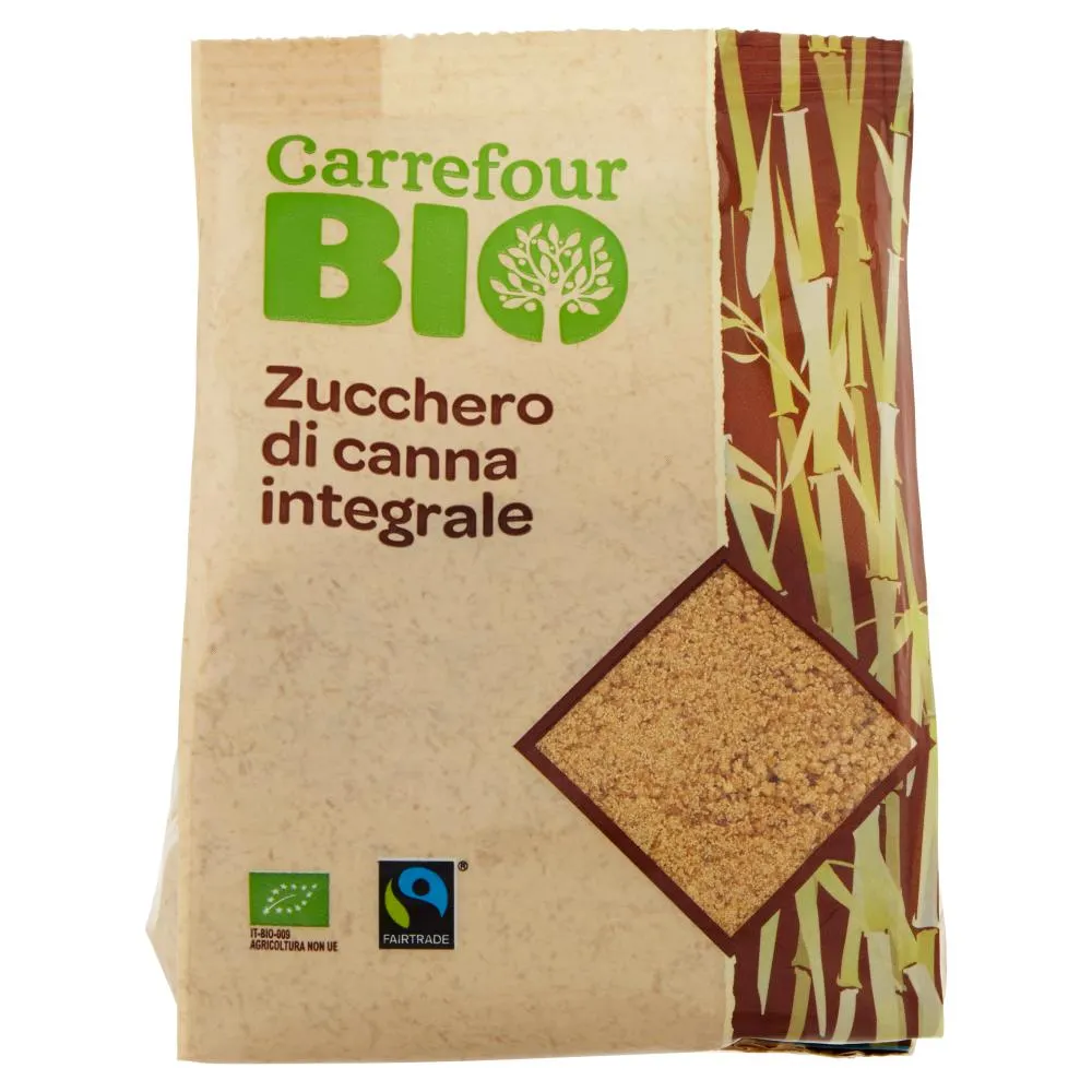 Carrefour Bio Zucchero di canna integrale 500 g