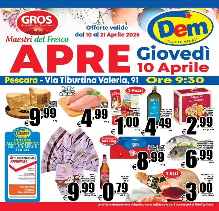 APRE PESCARA da 10 aprile a 21 aprile di 2025 - Pagina del volantino 1