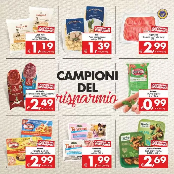 Campioni del risparmio da 7 gennaio a 16 gennaio di 2025 - Pagina del volantino 2