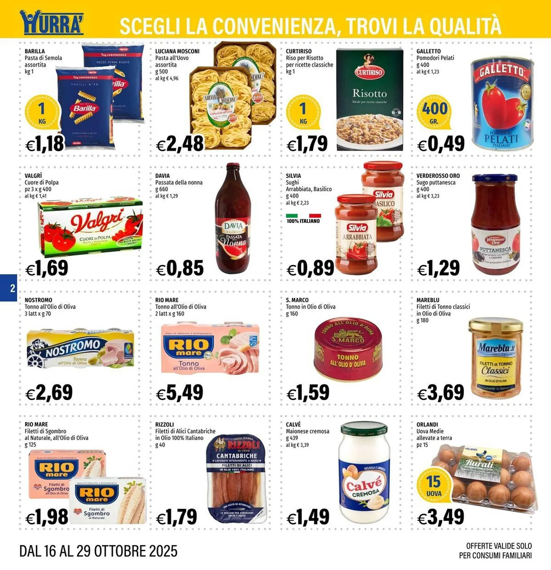 Volantino Hurrà da 16 ottobre a 29 ottobre di 2025 - Pagina del volantino 2