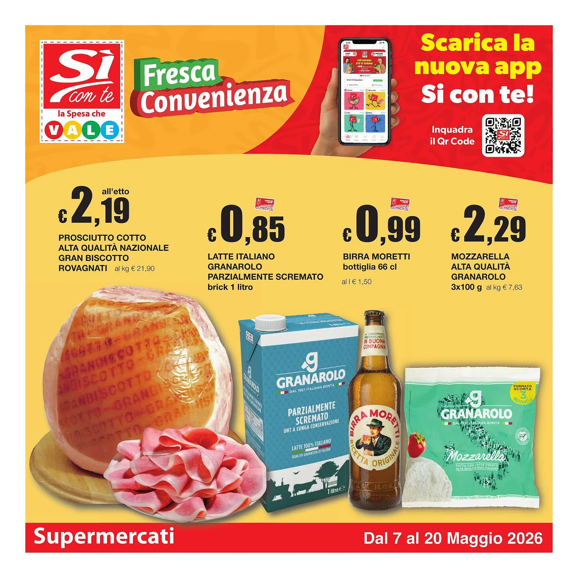 Volantino Sì con te da 7 maggio a 20 maggio di 2026 - Pagina del volantino 1