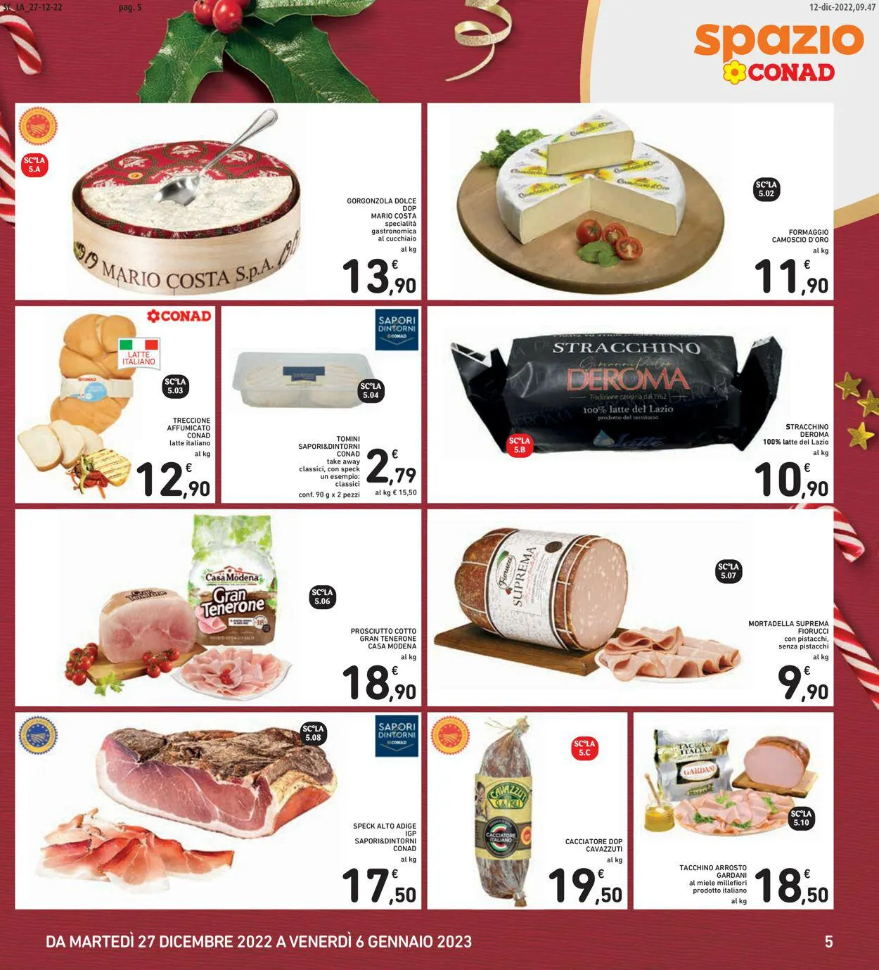 Conad Volantino attuale da 22 gennaio a 6 gennaio di 2025 - Pagina del volantino 5