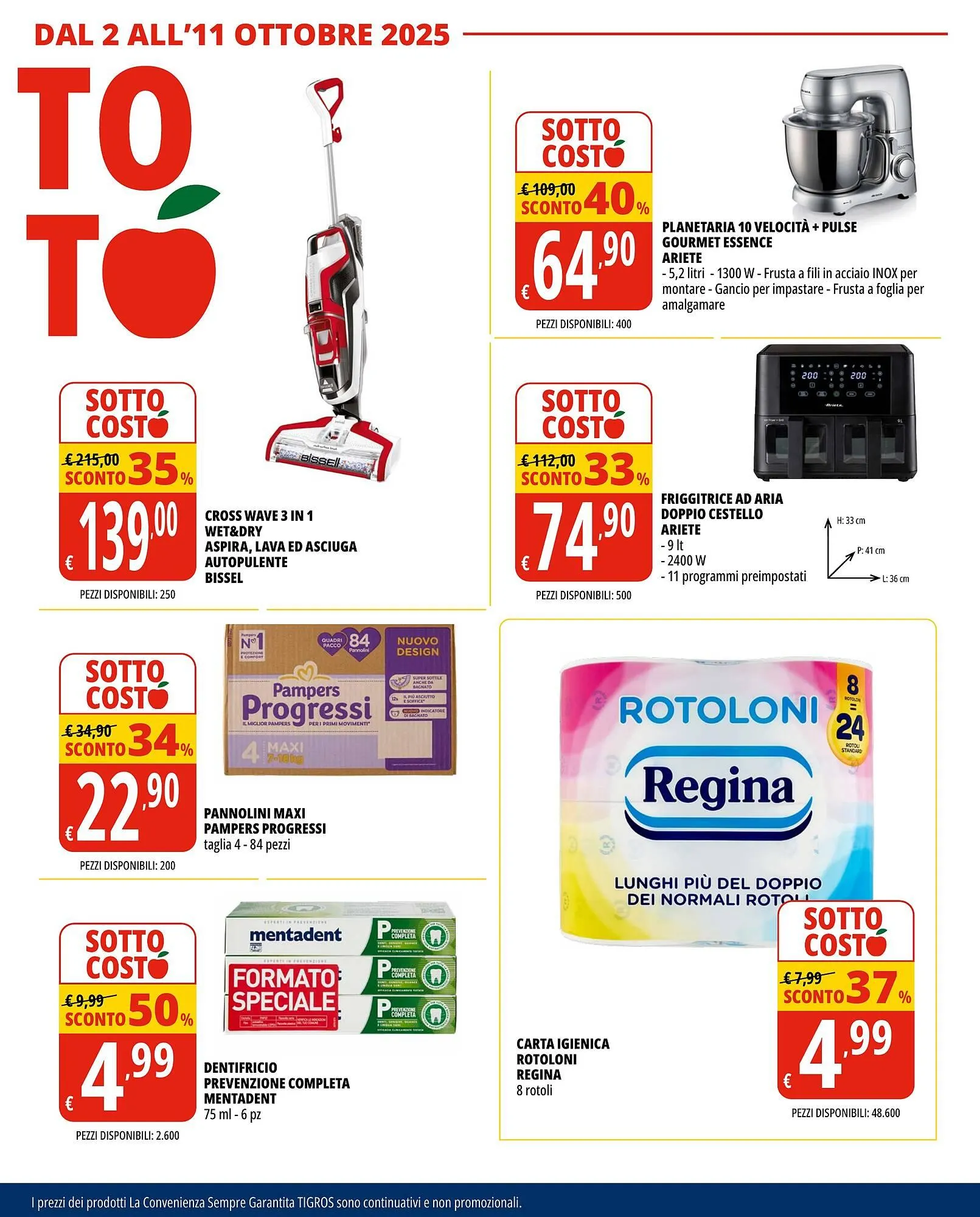 Volantino Tigros da 2 ottobre a 11 ottobre di 2025 - Pagina del volantino 7