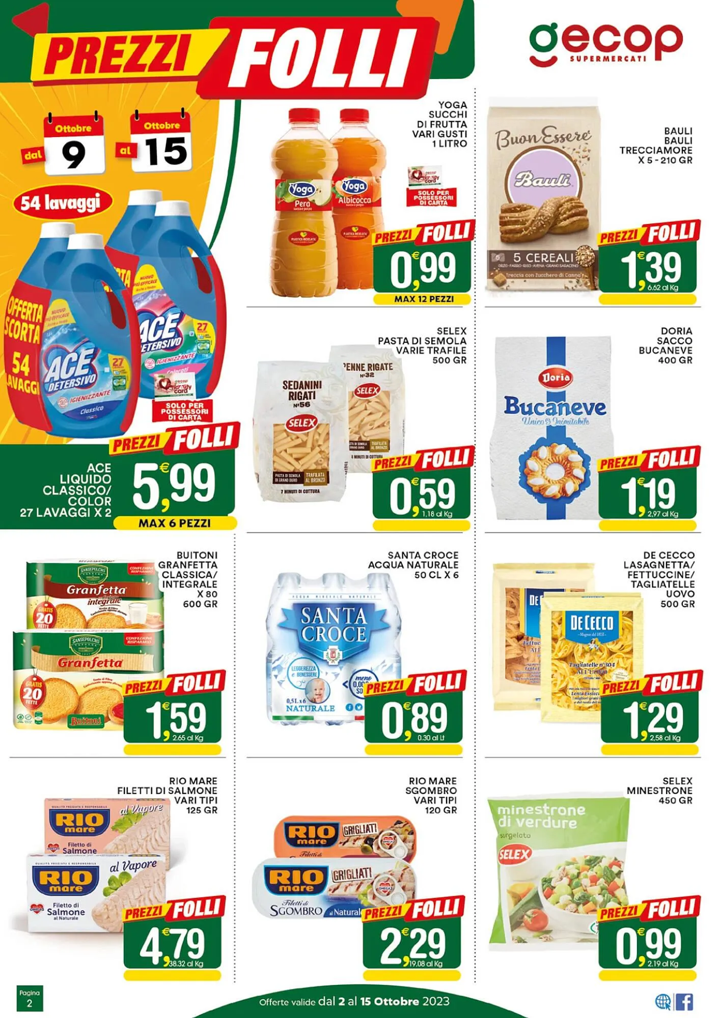 Volantino Gecop da 2 ottobre a 15 ottobre di 2023 - Pagina del volantino 2