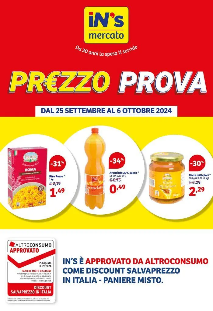 Prezzo prova - 1