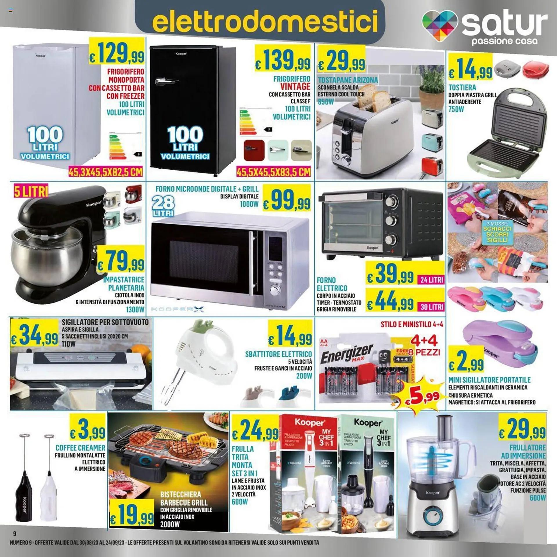 Volantino Satur da 30 agosto a 24 settembre di 2023 - Pagina del volantino 9