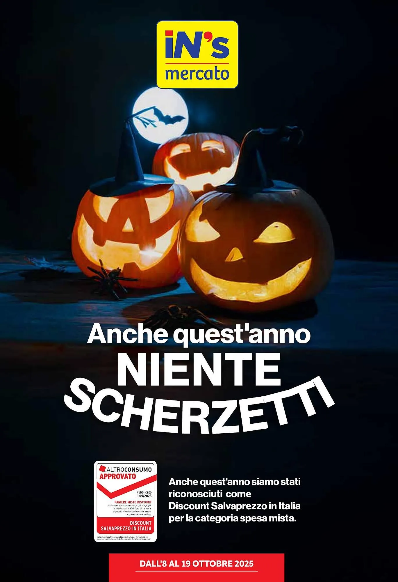 Volantino In'S Mercato da 8 ottobre a 19 ottobre di 2025 - Pagina del volantino 1