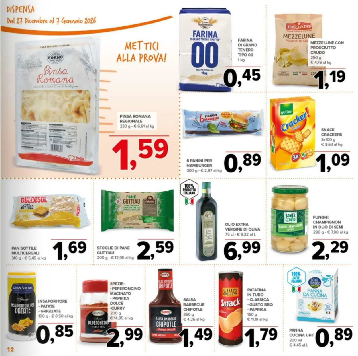 Todis Volantino attuale da 27 dicembre a 7 gennaio di 2026 - Pagina del volantino 12
