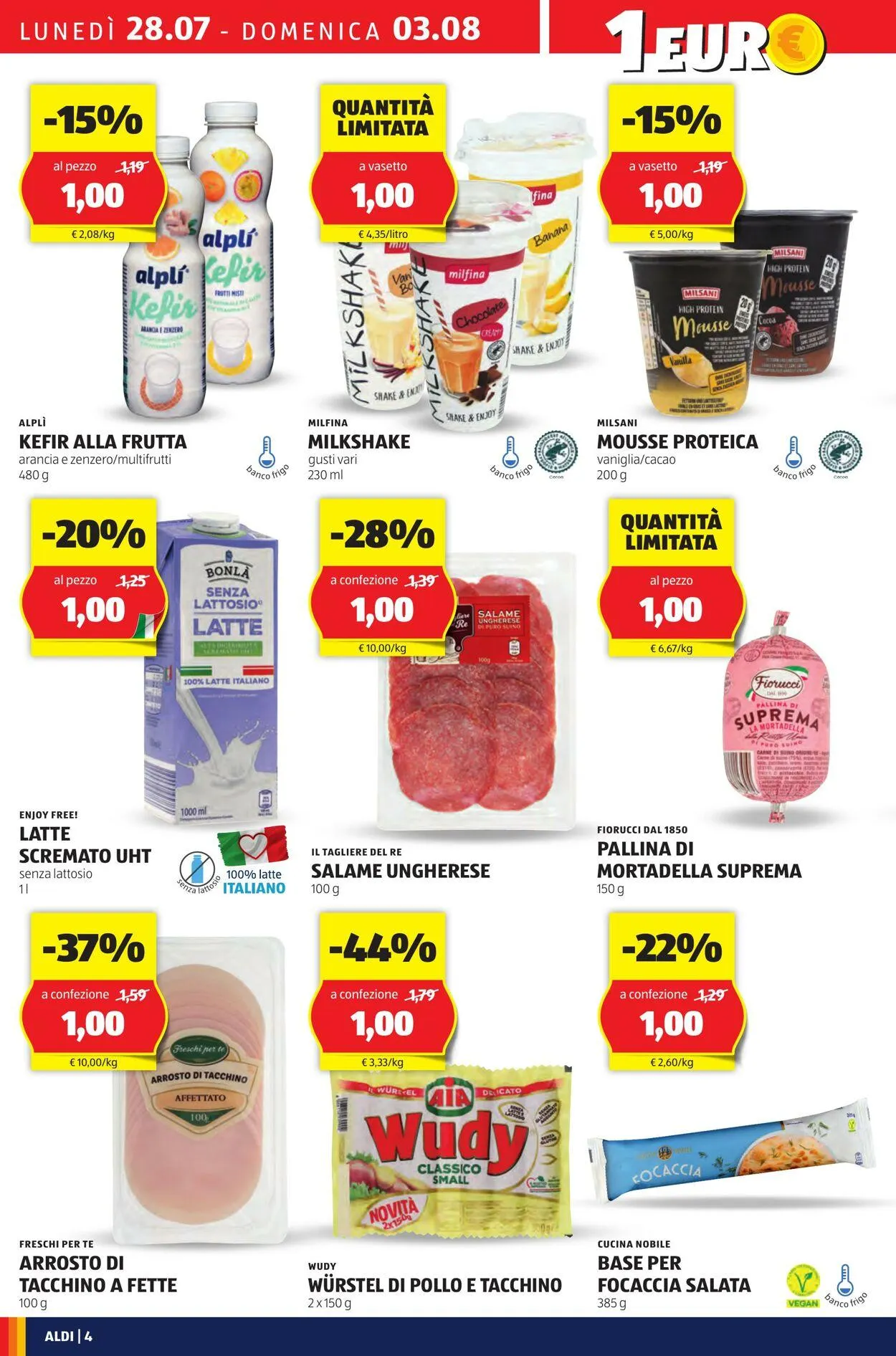 Aldi Volantino attuale da 28 luglio a 3 agosto di 2025 - Pagina del volantino 4