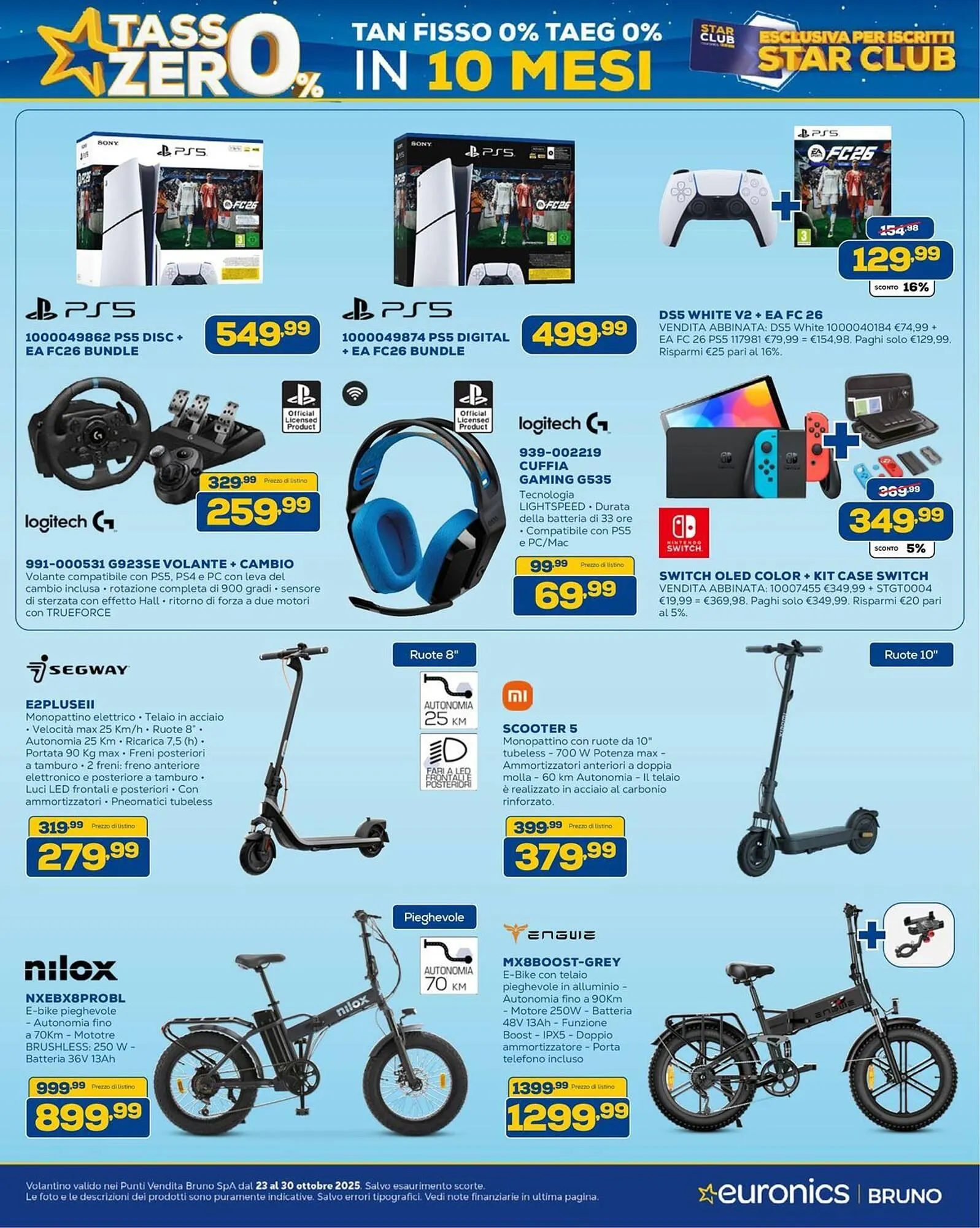 Volantino Euronics da 23 ottobre a 30 ottobre di 2025 - Pagina del volantino 10