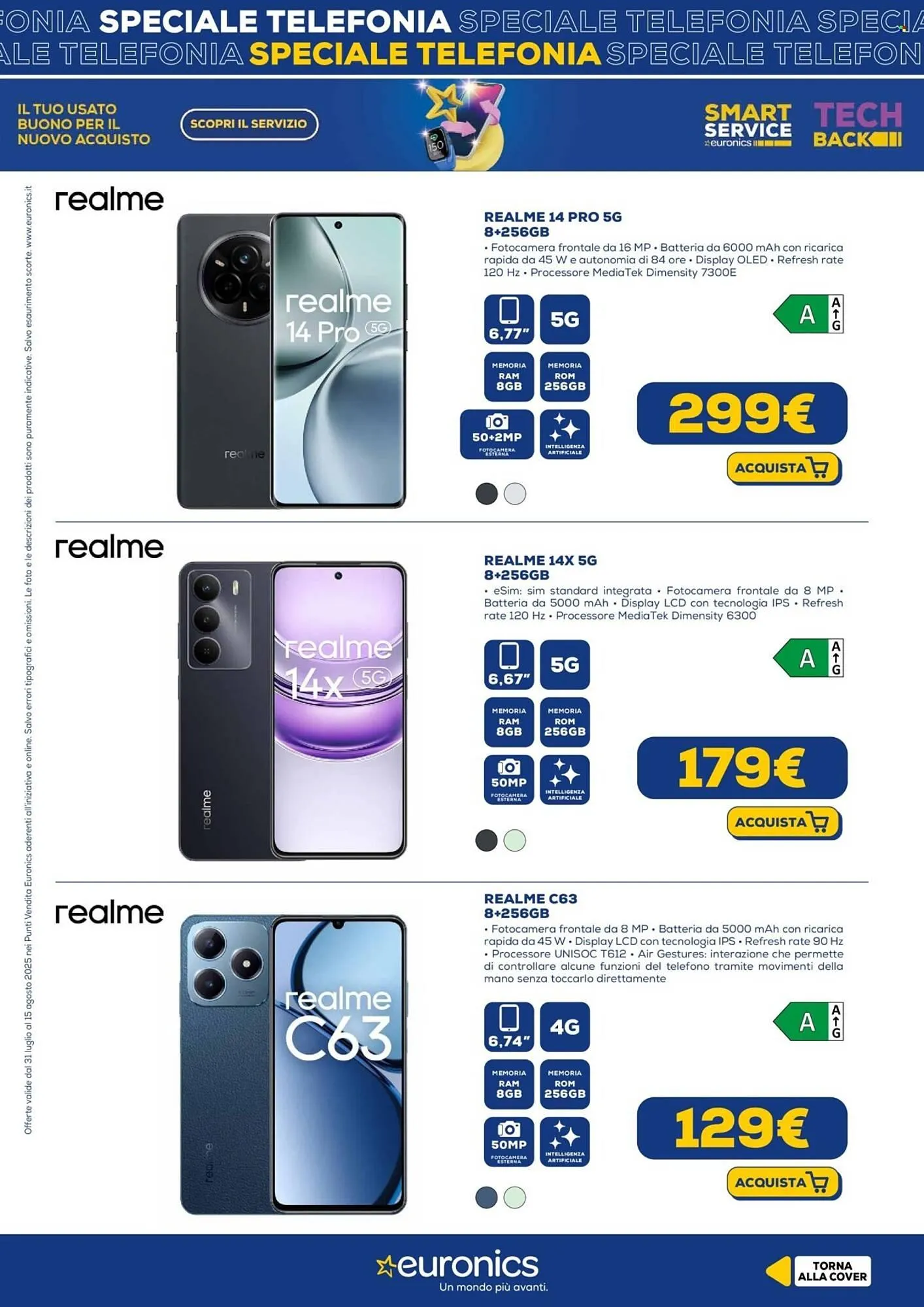 Volantino Euronics da 31 luglio a 15 agosto di 2025 - Pagina del volantino 14