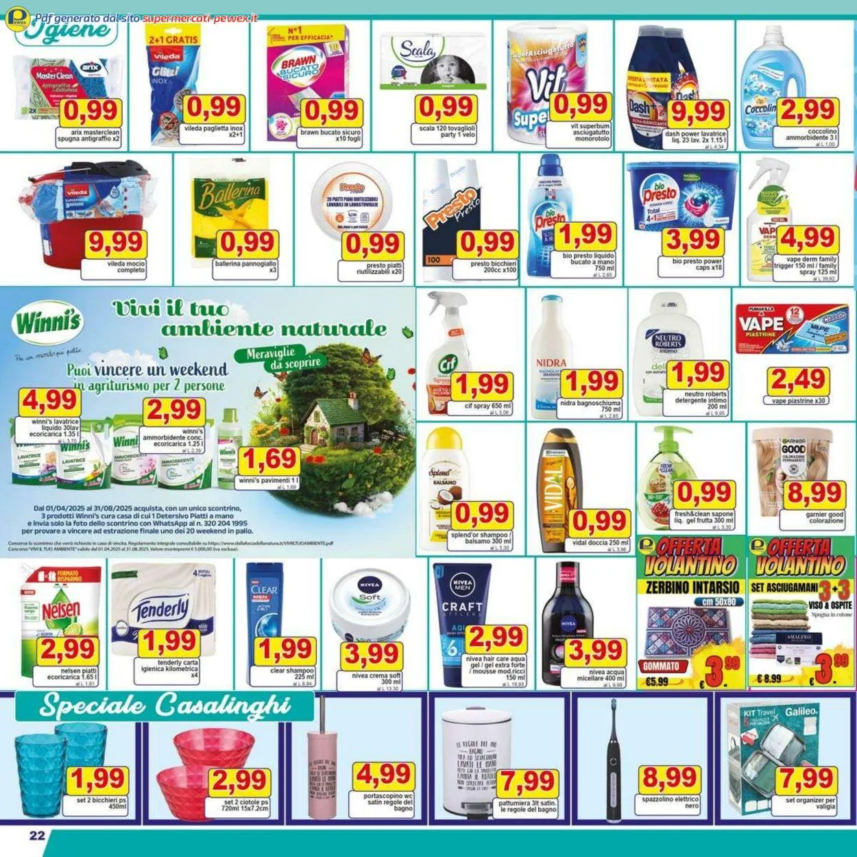 Pewex Volantino attuale da 25 luglio a 5 agosto di 2025 - Pagina del volantino 22