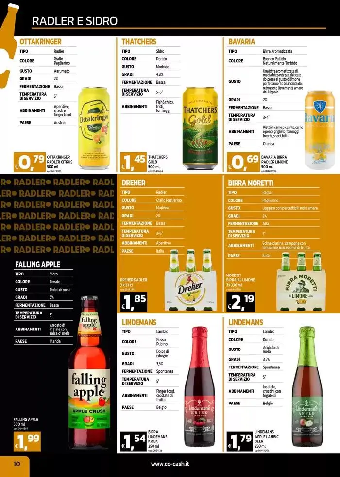 CARTA BIRRE 2025 da 22 aprile a 18 maggio di 2025 - Pagina del volantino 10