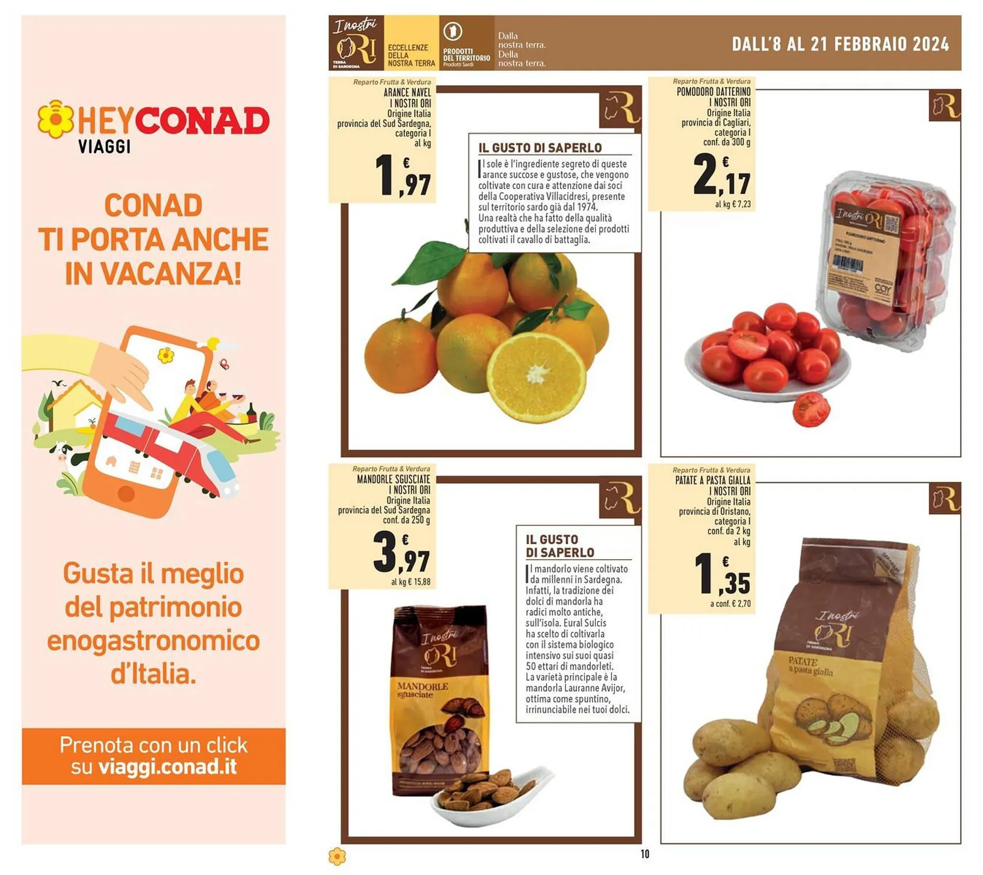 Volantino Sapori & Dintorni Conad da 8 febbraio a 21 febbraio di 2024 - Pagina del volantino 10