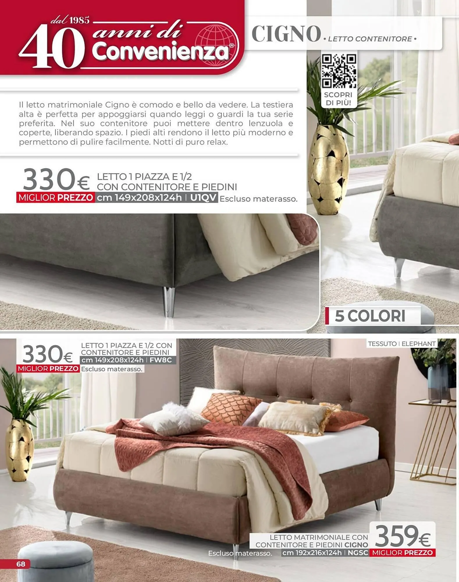 volantino Mondo Convenienza da 1 settembre a 31 dicembre di 2025 - Pagina del volantino 70