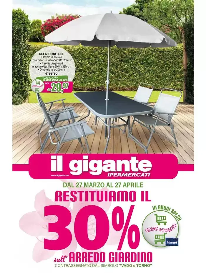 Vado e Torno Aria Aperta da 27 marzo a 27 aprile di 2025 - Pagina del volantino 1