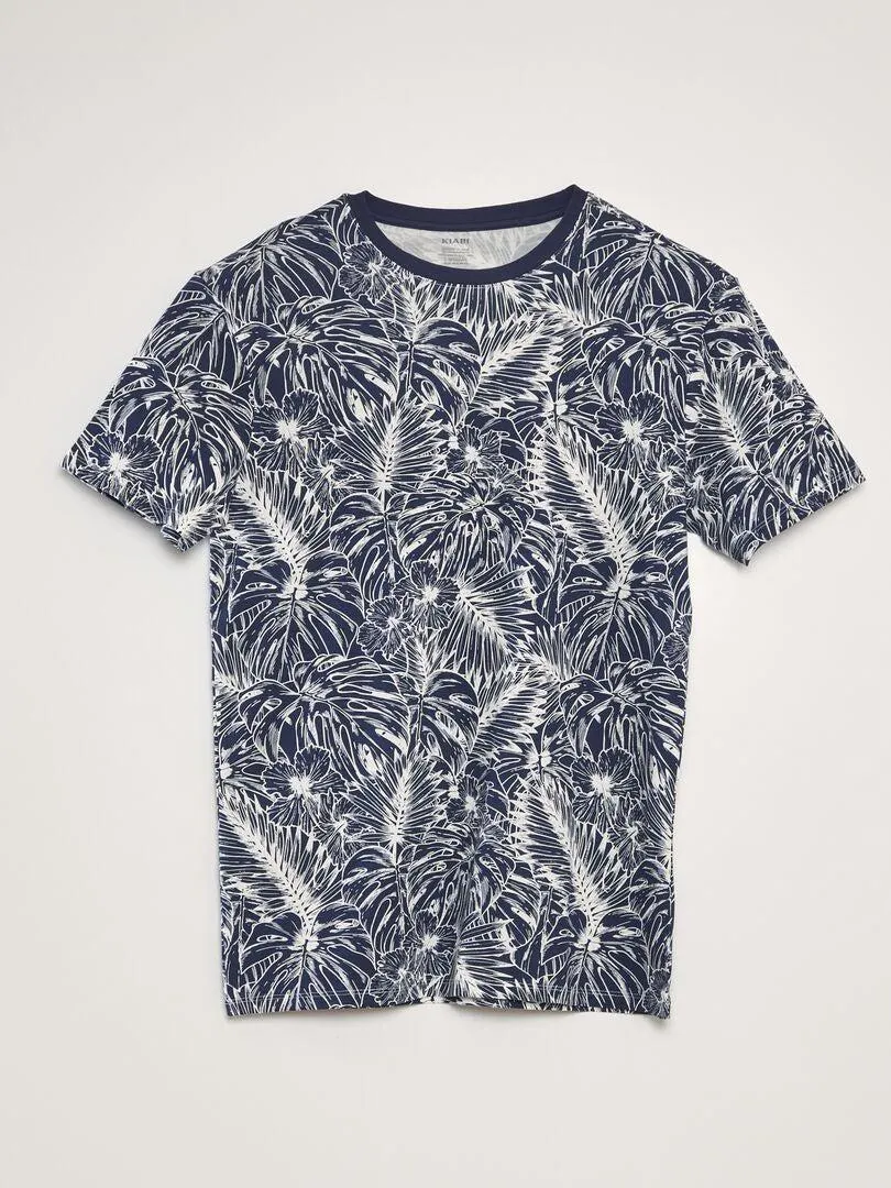 Camiseta estampada - AZUL