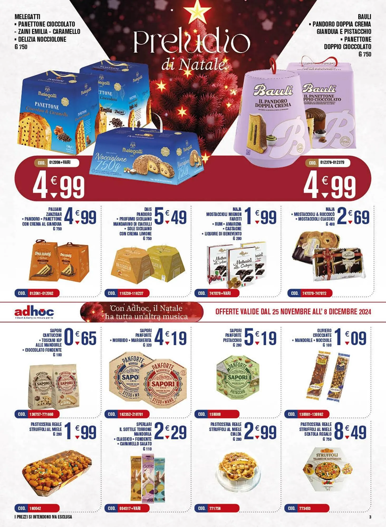 Volantino Adhoc da 25 novembre a 8 dicembre di 2024 - Pagina del volantino 3